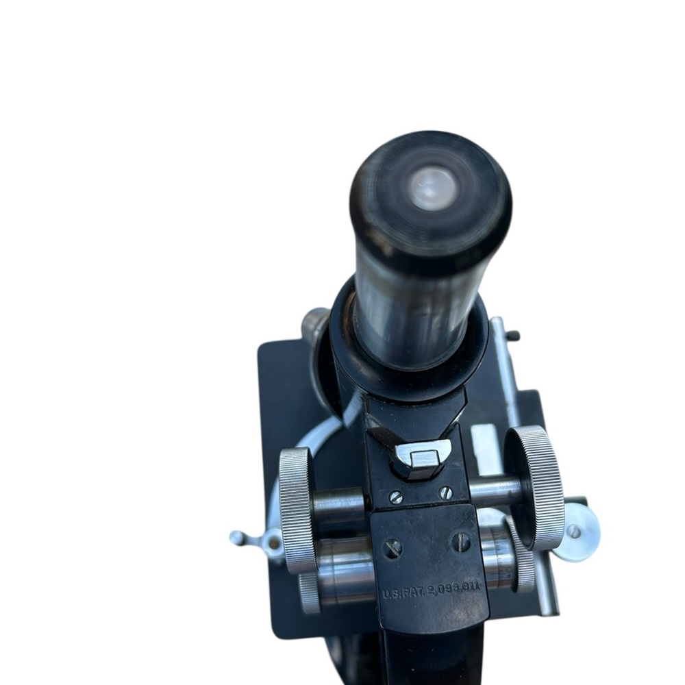 Black and Silver Microscope